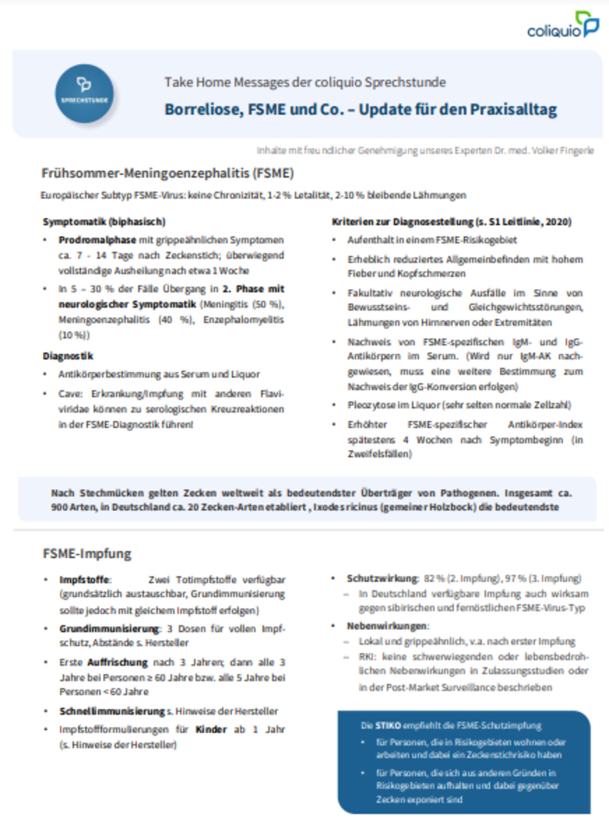 FSME Merkblatt