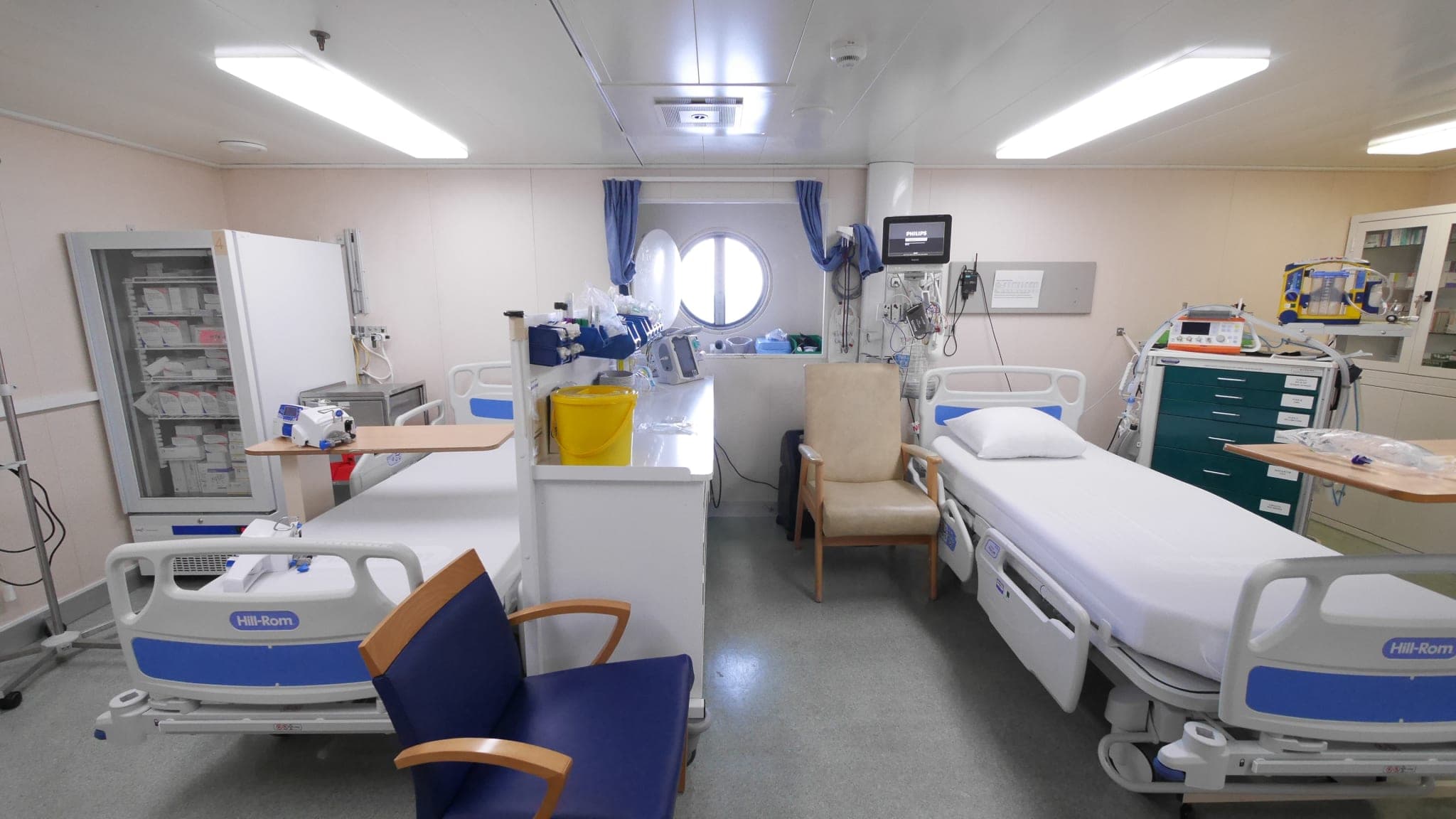 Bordhospital auf der Queen Mary 2