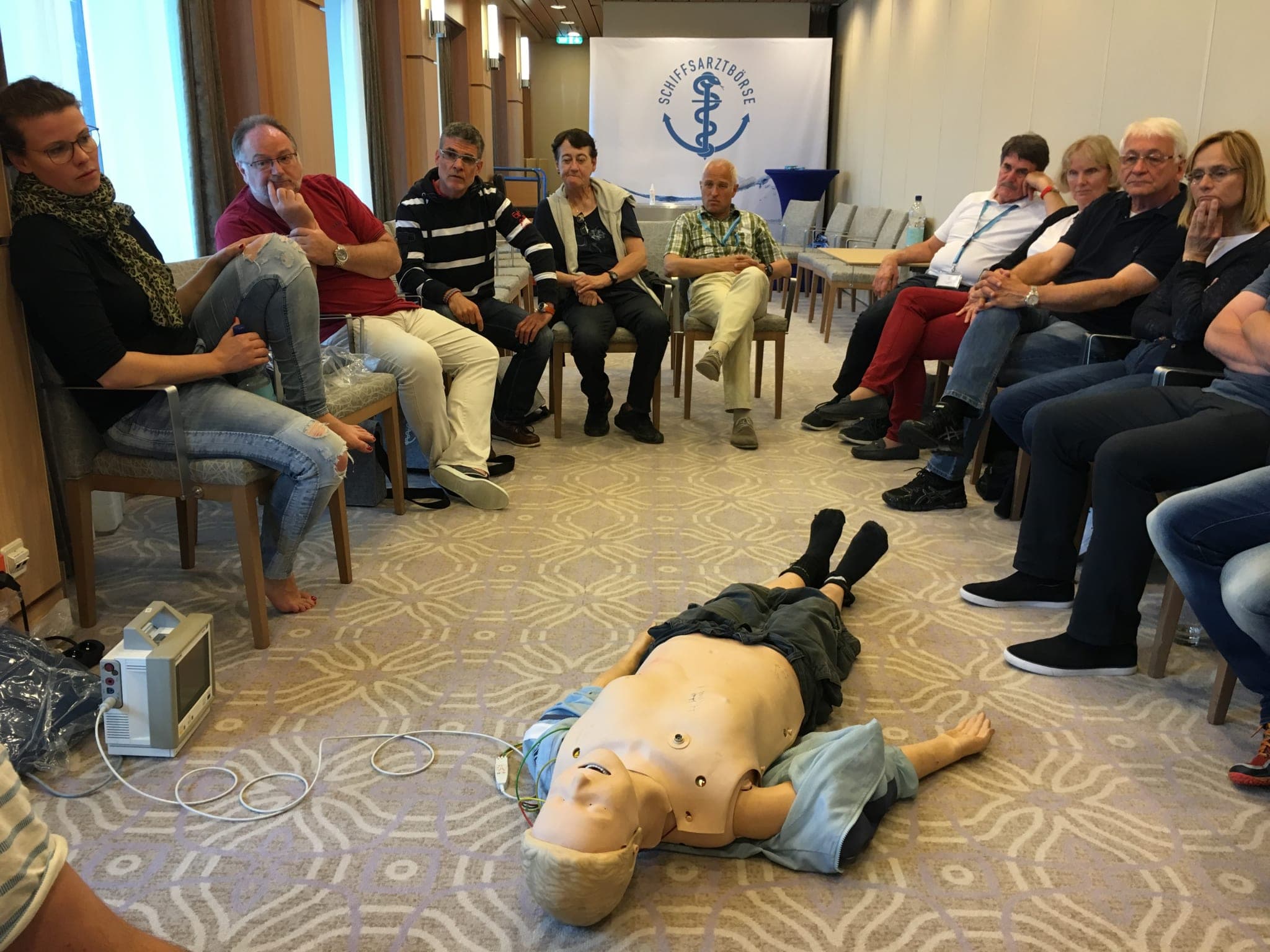 Schiffsarzttraining