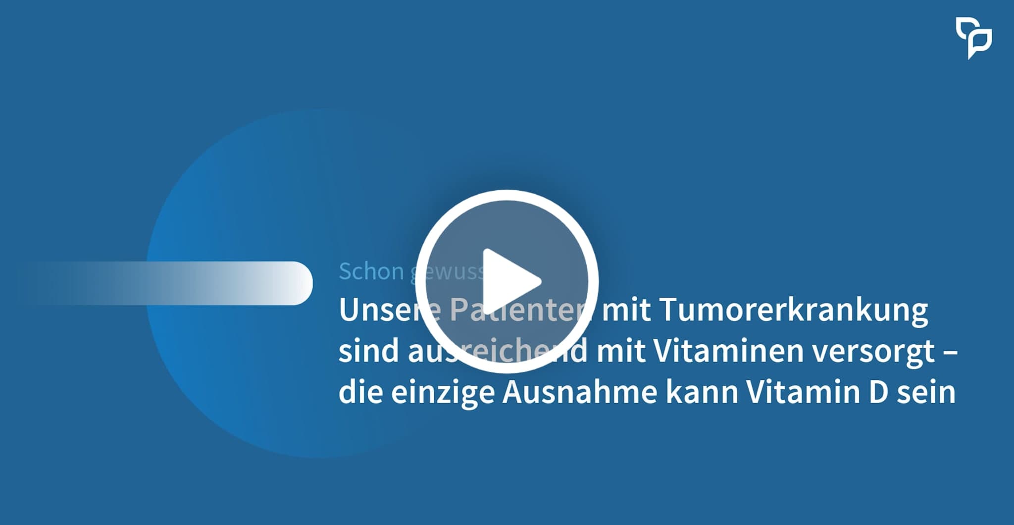 Video Vitamin D Tumorerkrankungen